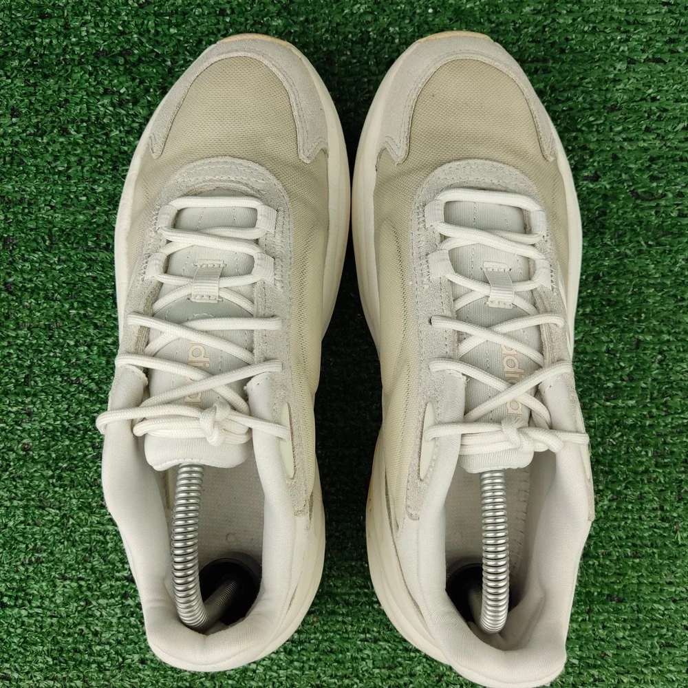 Adidas Sneakers Mens 7.5 Beige Ozelle GX1727 Running‎ Shoes Chunky Mesh Suede
